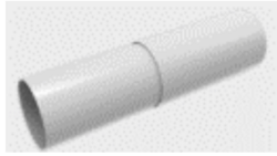 Prodloužení pro HOLTOP EcoPair ERV (Ø160mm, 390-600mm)